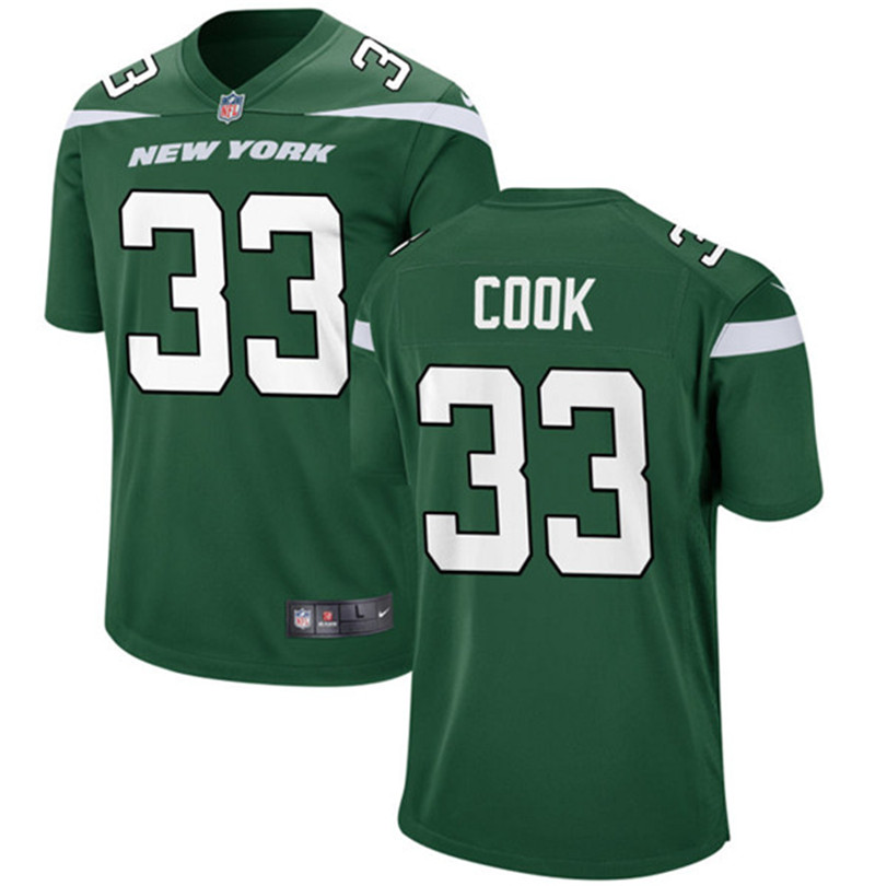 Nike Jets 33 Dalvin Cook Green Vapor Untouchable Limited Jersey