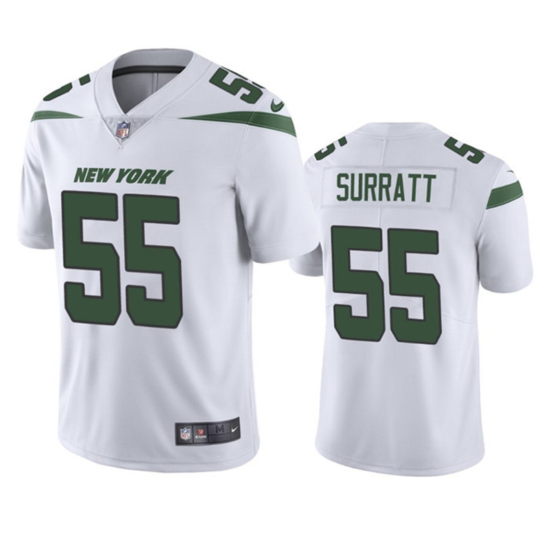 Nike Jets 55 Chazz Surratt White Vapor Untouchable Limited Jersey