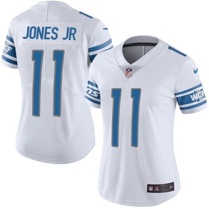  Lions 11 Marvin Jones Jr White Women Vapor Untouchable Limited Jersey