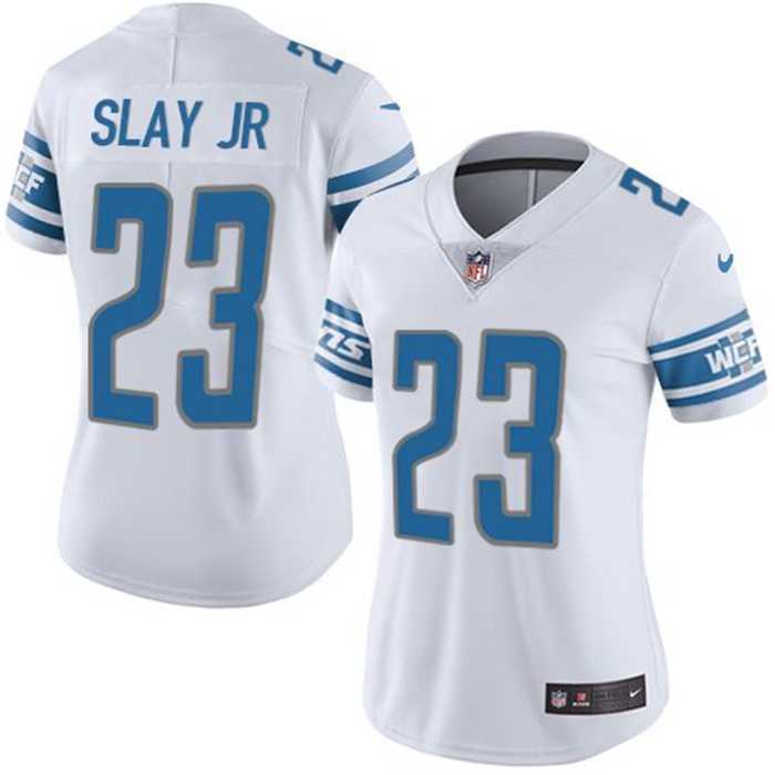  Lions 23 Darius Slay Jr White Women Vapor Untouchable Limited Jersey