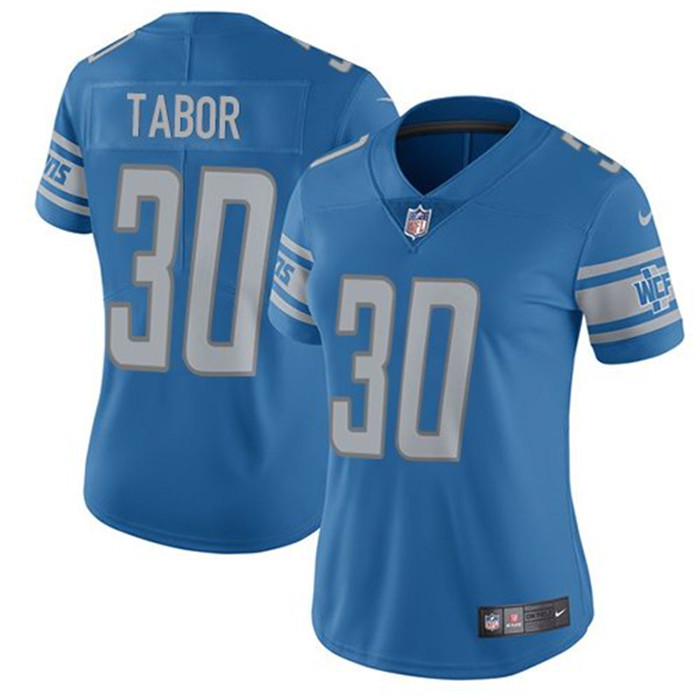  Lions 30 Teez Tabor Blue Women Vapor Untouchable Limited Jersey