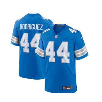 Nike Lions 44 Malcolm Rodriguez Blue 2024 New Vapor Limited Jersey