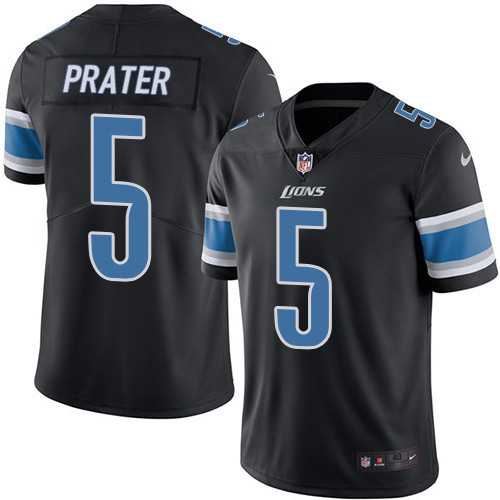  Lions 5 Prater Matt Jeremiah Black Vapor Untouchable Player Limited Jersey