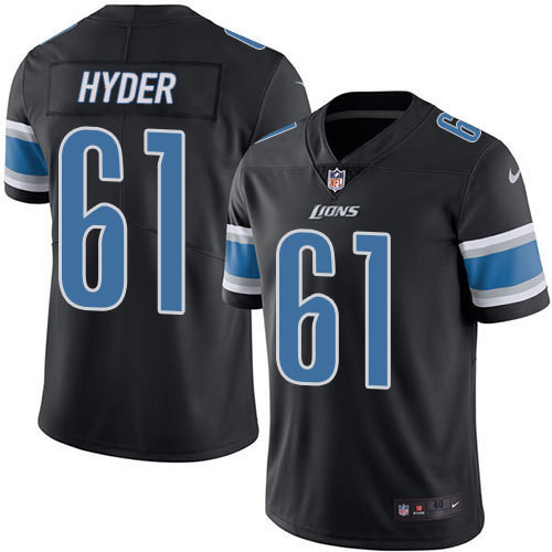  Lions 61 Hyder Jr. Kerry Black Vapor Untouchable Player Limited Jersey