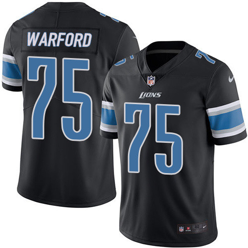  Lions 75 Koloamatangi Leo Black Vapor Untouchable Player Limited Jersey