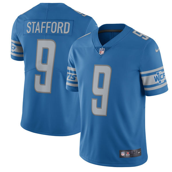  Lions 9 Matthew Stafford Blue Youth Vapor Untouchable Player Limited Jersey