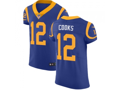  Los Angeles Rams #12 Brandin Cooks Royal Blue Alternate Men Stitched NFL Vapor Untouchable Elite Jersey