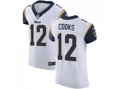  Los Angeles Rams #12 Brandin Cooks White Men Stitched NFL Vapor Untouchable Elite Jersey