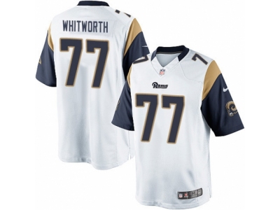 Los Angeles Rams 77 Andrew Whitworth Limited White NFL Jersey
