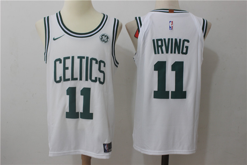  NBA Boston Celtics  #11 kyrie irving Jersey 2017 18 New Season White Jersey