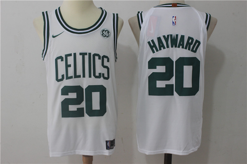  NBA Boston Celtics  #20 Gordon Hayward Jersey 2017 18 New Season White Jersey