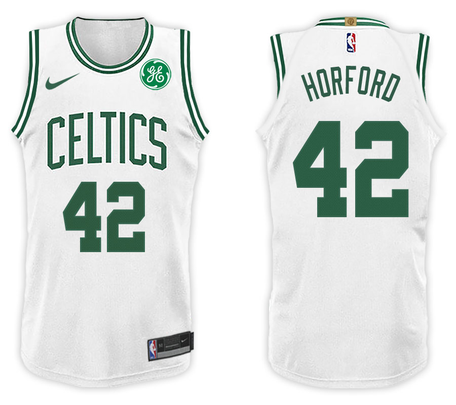  NBA Boston Celtics  #42 Al Horford Jersey 2017 18 New Season White Jersey