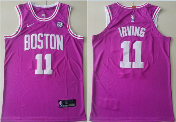  NBA Boston Celtics #11 kyrie irving Jersey 2018 19 New Season Purple Jersey