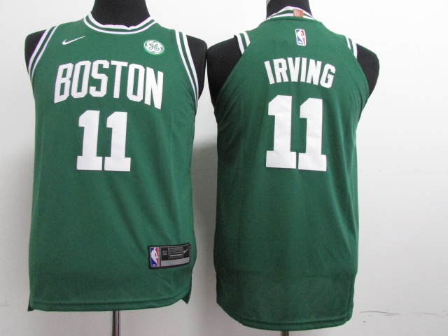  NBA Boston Celtics #11 kyrie irving Youth Jersey 2017 18 New Season Green Jersey