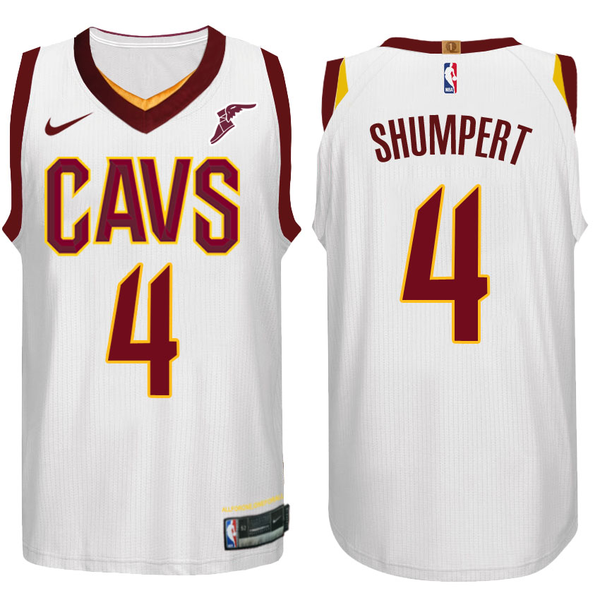  NBA Cleveland Cavaliers  #4  Iman Shumpert Jersey 2017 18 New Season White Jersey