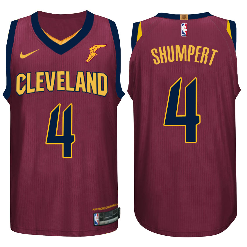  NBA Cleveland Cavaliers  #4  Iman Shumpert Jersey 2017 18 New Season Wine Red Jersey