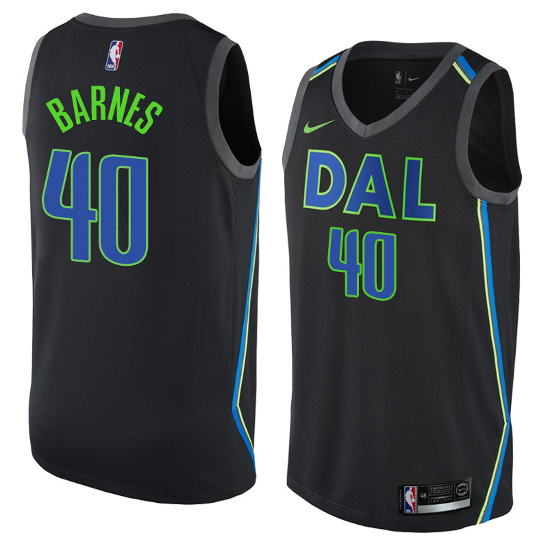  NBA Dallas Mavericks #40 Harrison Barnes Jersey 2017 18 New Season City Edition Jersey