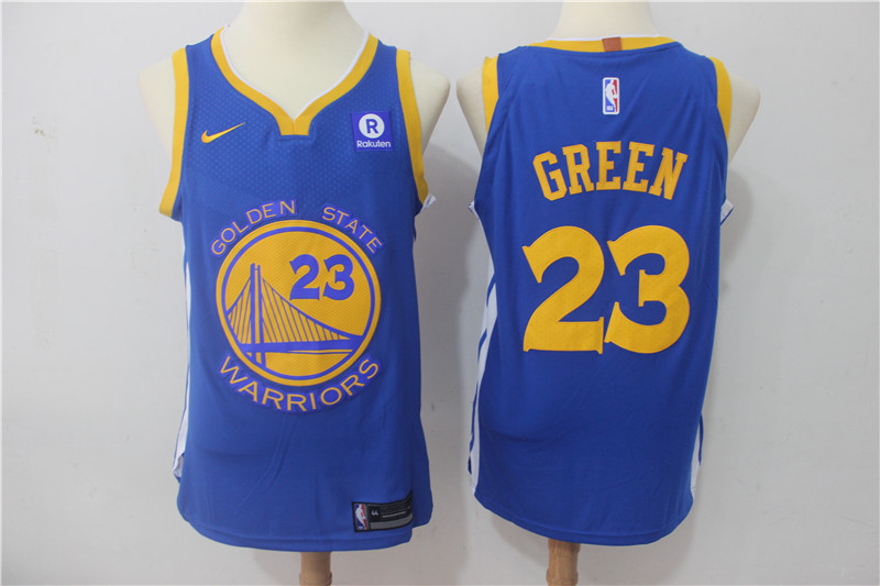  NBA Golden State Warriors #23 Draymond Green Jersey 2017 18 New Season Blue Jersey