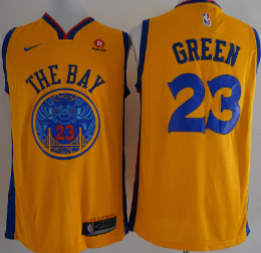  NBA Golden State Warriors #23 Draymond Green Jersey 2017 18 New Season City Edition Jersey