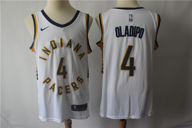  NBA Indiana Pacers #4 Victor Oladipo Jersey 2017 18 New Season White Jersey