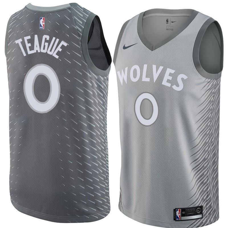  NBA Minnesota Timberwolves #0 Jeff Teague Jersey 2017 18 New Season City Edition Jersey