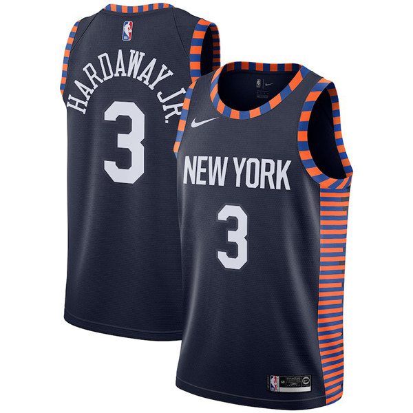  NBA New York Knicks #3 Tim Hardaway Jr Jersey 2018 19 New Season City Edition Jersey