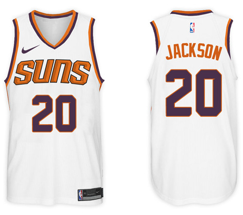  NBA Phoenix Suns #20 Josh Jackson Jersey 2017 18 New Season White Jersey