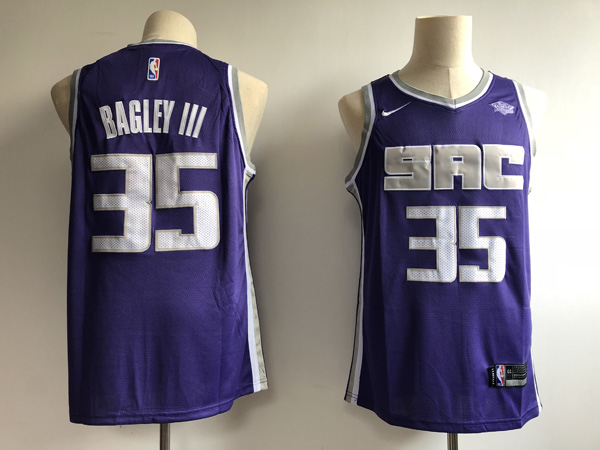  NBA Sacramento Kings #35 Marvin Bagley III Jersey 2017 18 New Season Blue Jersey