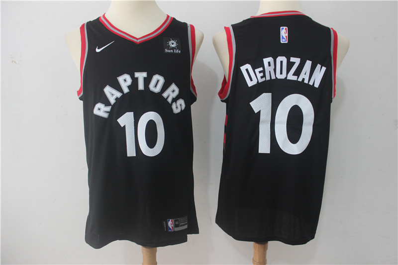  NBA Toronto Raptors #10 DeMar DeRozan Jersey 2017 18 New Season Black Jersey