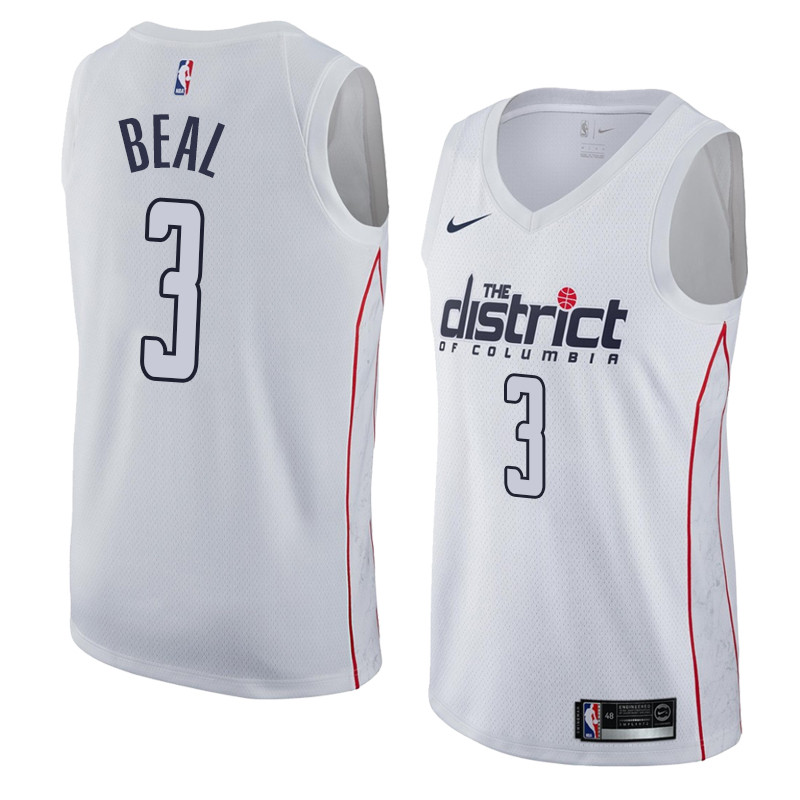  NBA Washington Wizards #3 Bradley Beal Jersey 2017 18 New Season City Edition Jersey