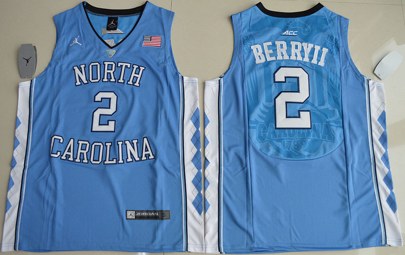  North Carolina 2 Joel Berry II Blue jersey