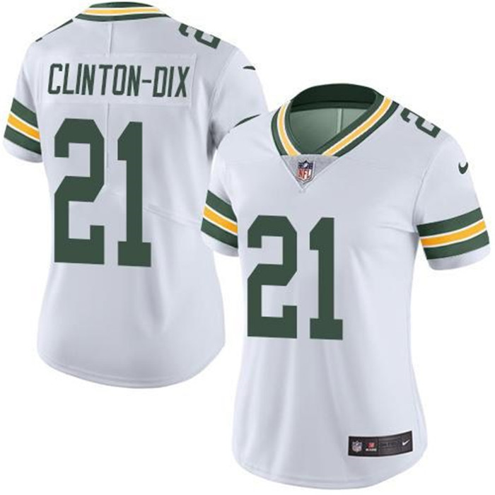  Packers 21 Ha Ha Clinton Dix White Women Vapor Untouchable Limited Jersey