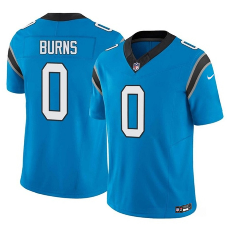 Nike Panthers 0 Brian Burns Blue Vapor Untouchable Limited Jersey