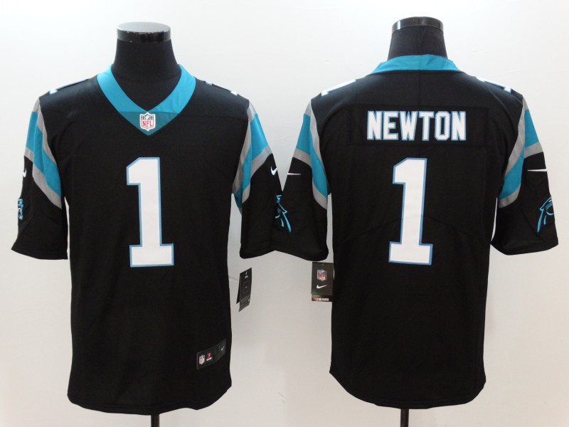  Panthers 1 Cam Newton Black Vapor Untouchable Player Limited Jersey