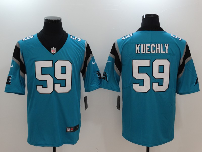  Panthers 59 Luke Kuechly Blue Vapor Untouchable Player Limited Jersey