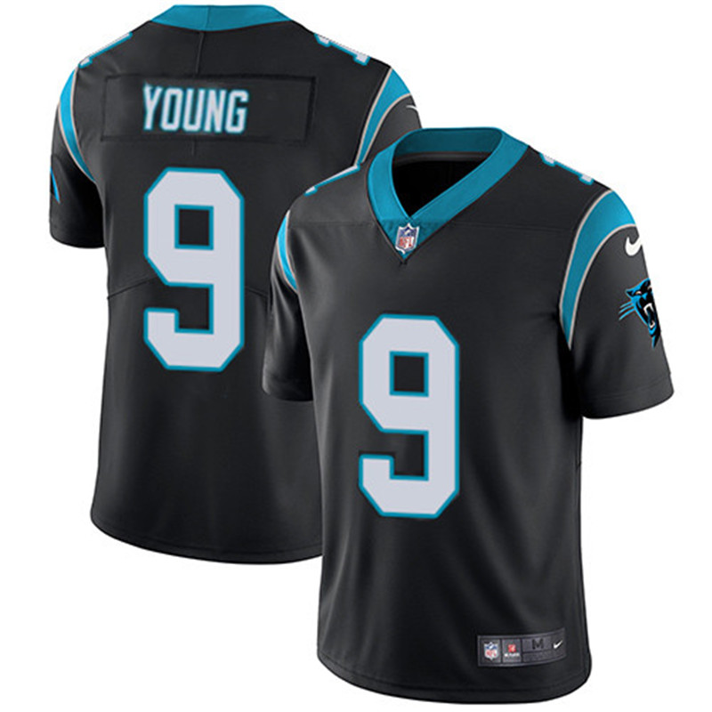 Nike Panthers 9 Bryce Young Black 2023 NFL Draft Vapor Limited Jersey