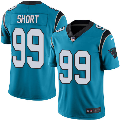  Panthers 99 Kawann Short Blue Vapor Untouchable Player Limited Jersey