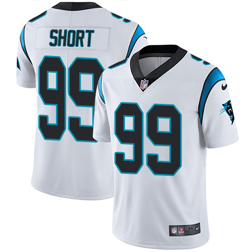  Panthers 99 Kawann Short White Vapor Untouchable Player Limited Jersey