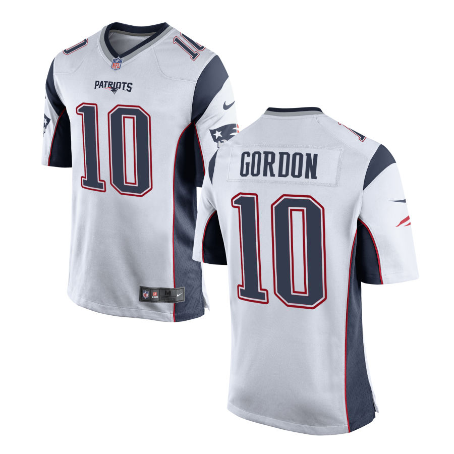  Patriots 10 James Gordon White Vapor Untouchable Limited Jersey