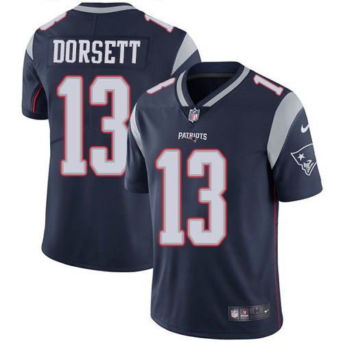  Patriots 13 Phillip Dorsett Navy Vapor Untouchable Limited Jersey