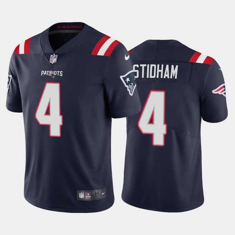 Nike Patriots 4 Jarrett Stidham Navy 2020 New Vapor Untouchable Limited Jersey