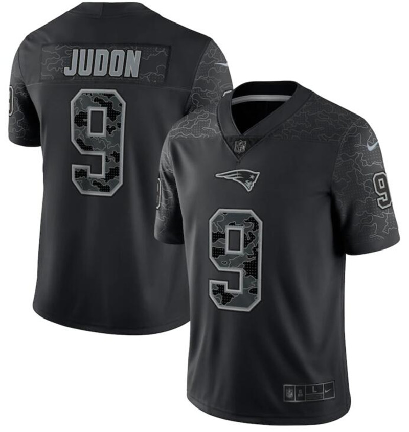 Nike Patriots 9 Matthew Judon Black RFLCTV Limited Jersey