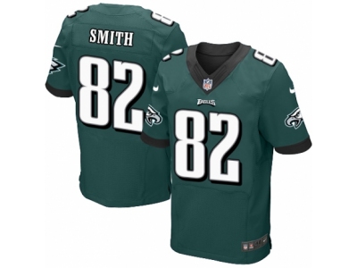  Philadelphia Eagles 82 Torrey Smith Elite Midnight Green Team Color NFL Jersey