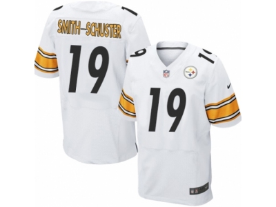  Pittsburgh Steelers 19 JuJu Smith-Schuster Elite White NFL Jersey