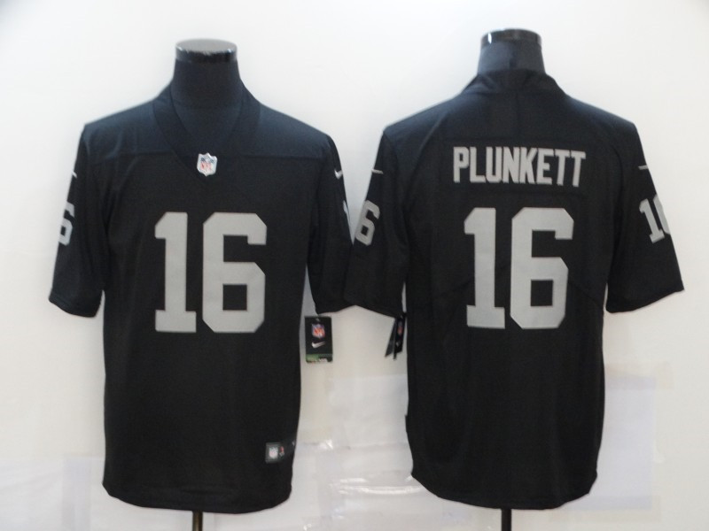 Nike Raiders 16 Jim Plunkett Black Vapor Untouchable Limited Jersey