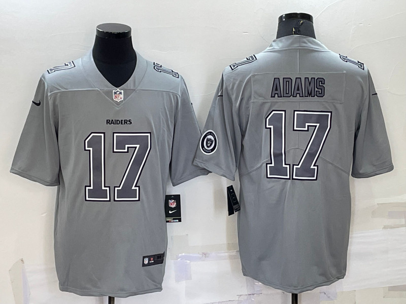 Nike Raiders 17 Davante Adams Gray Atmosphere Fashion Vapor Limited Jersey