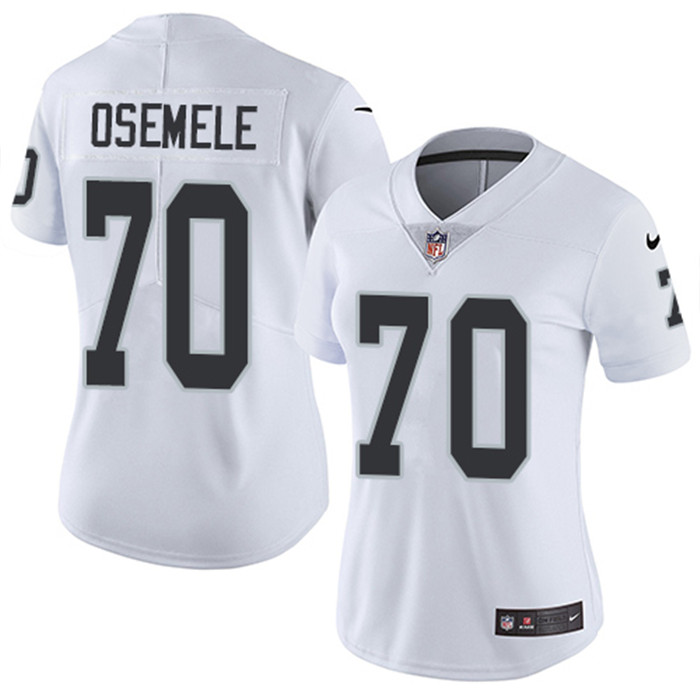  Raiders 70 Kelechi Osemele White Women Vapor Untouchable Limited Jersey