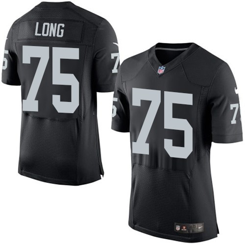  Raiders 75 Howie Long Black Elite Jersey