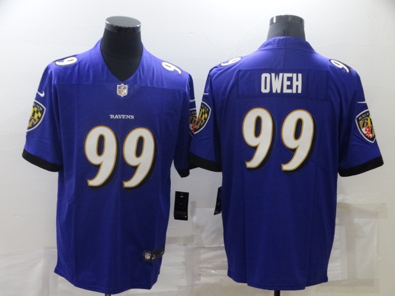 Nike Raiders 99 Odafe Oweh Purple Vapor Untouchable Limited Jersey