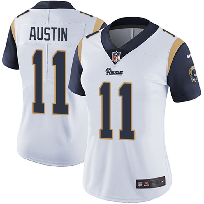  Rams 11 Tavon Austin White Women Vapor Untouchable Limited Jersey